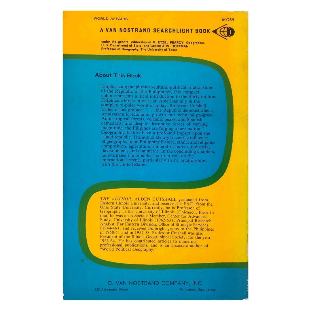 The Philippines: Nation of Islands by Alden Cutshall Back cover