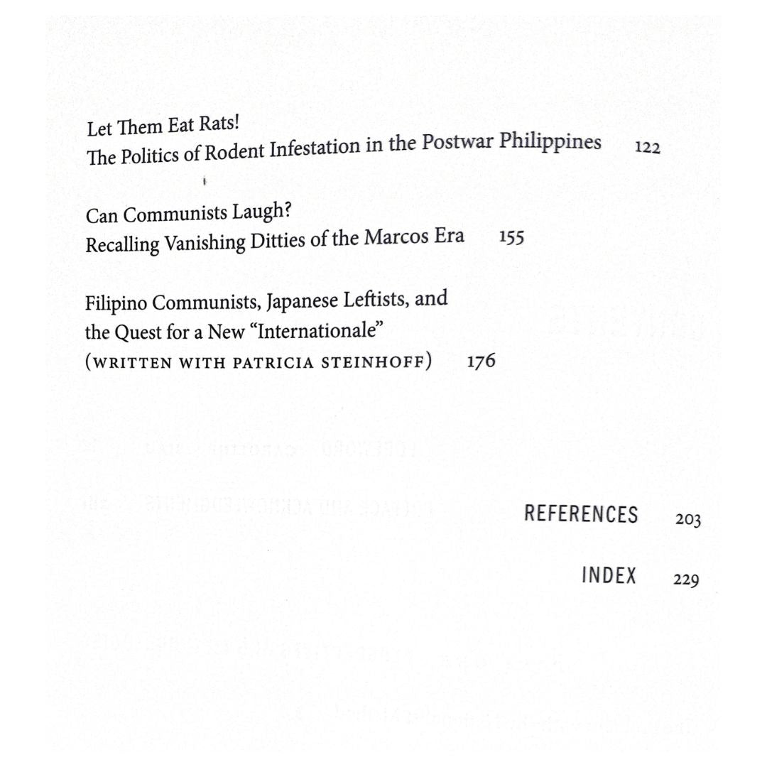 Presidents and Pests, Cosmopolitans and Communists by Patricio N. Abinales Table of Content 2