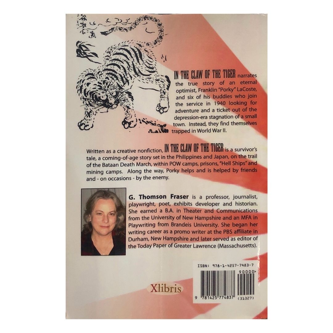 In the Claw of the Tiger by G. Thomson Fraser Back cover
