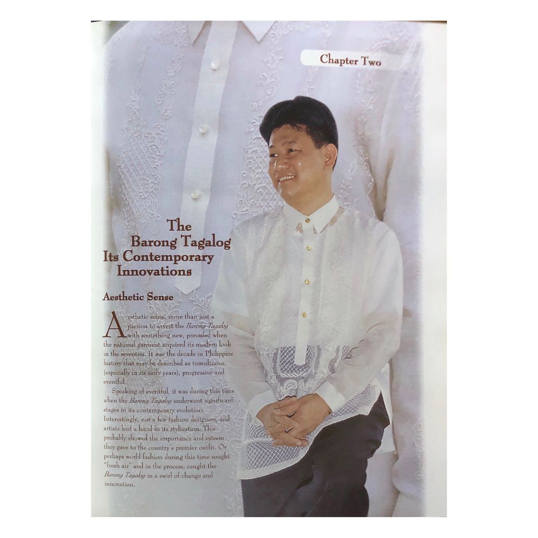 The Barong Tagalog Then & Now by Visitacion R. De La Torre