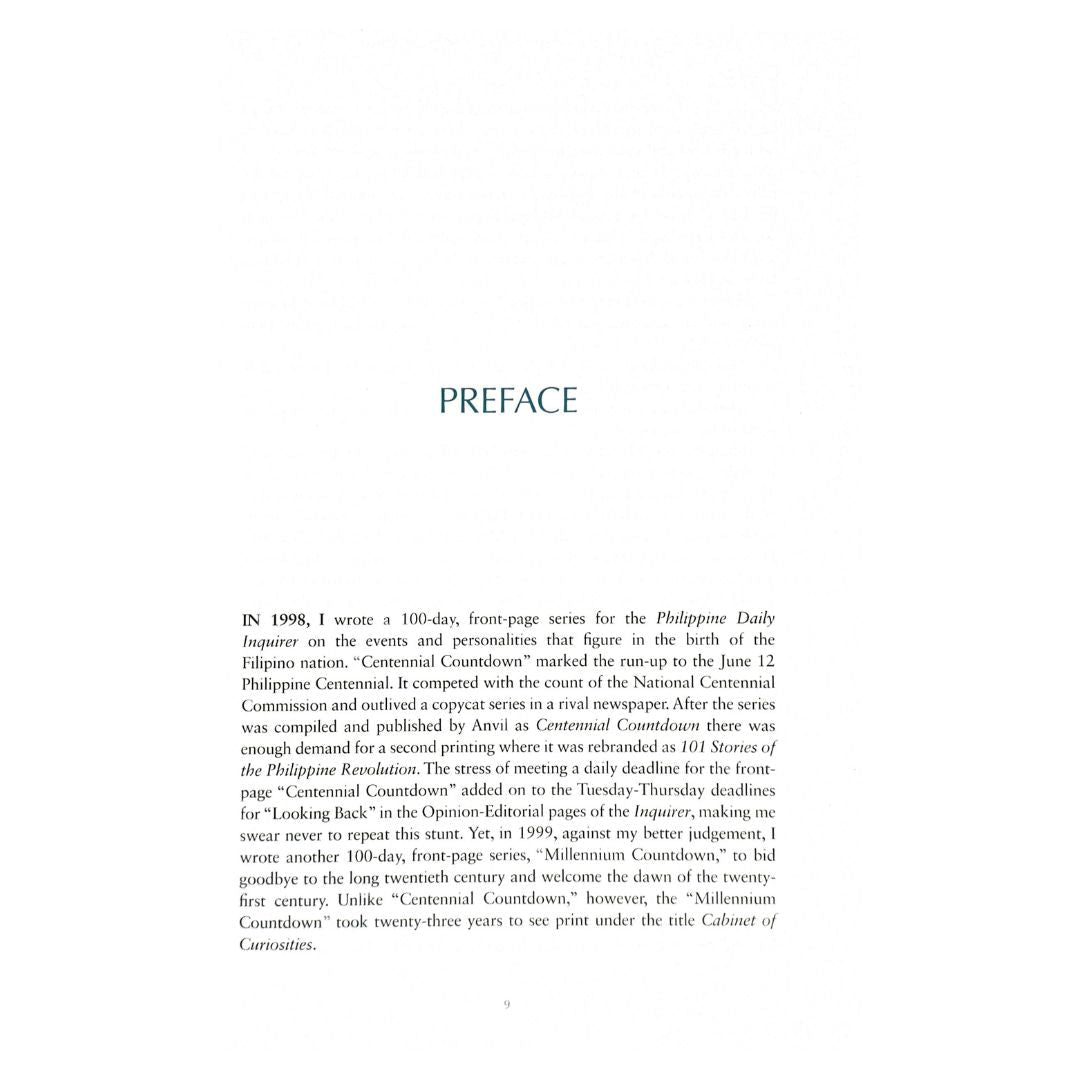 Cabinet of Curiosities: History From Philippine Artifacts By Ambeth Ocampo (Preface)