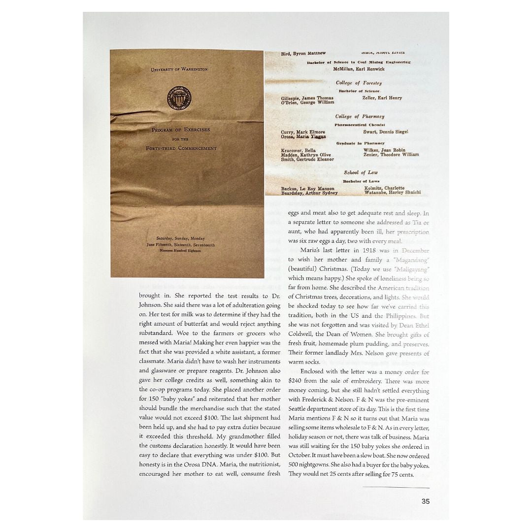 Appetite for Freedom: The Recipes of Maria Y. Orosa with Essays on Her Life and Work Image of An Old Report Card