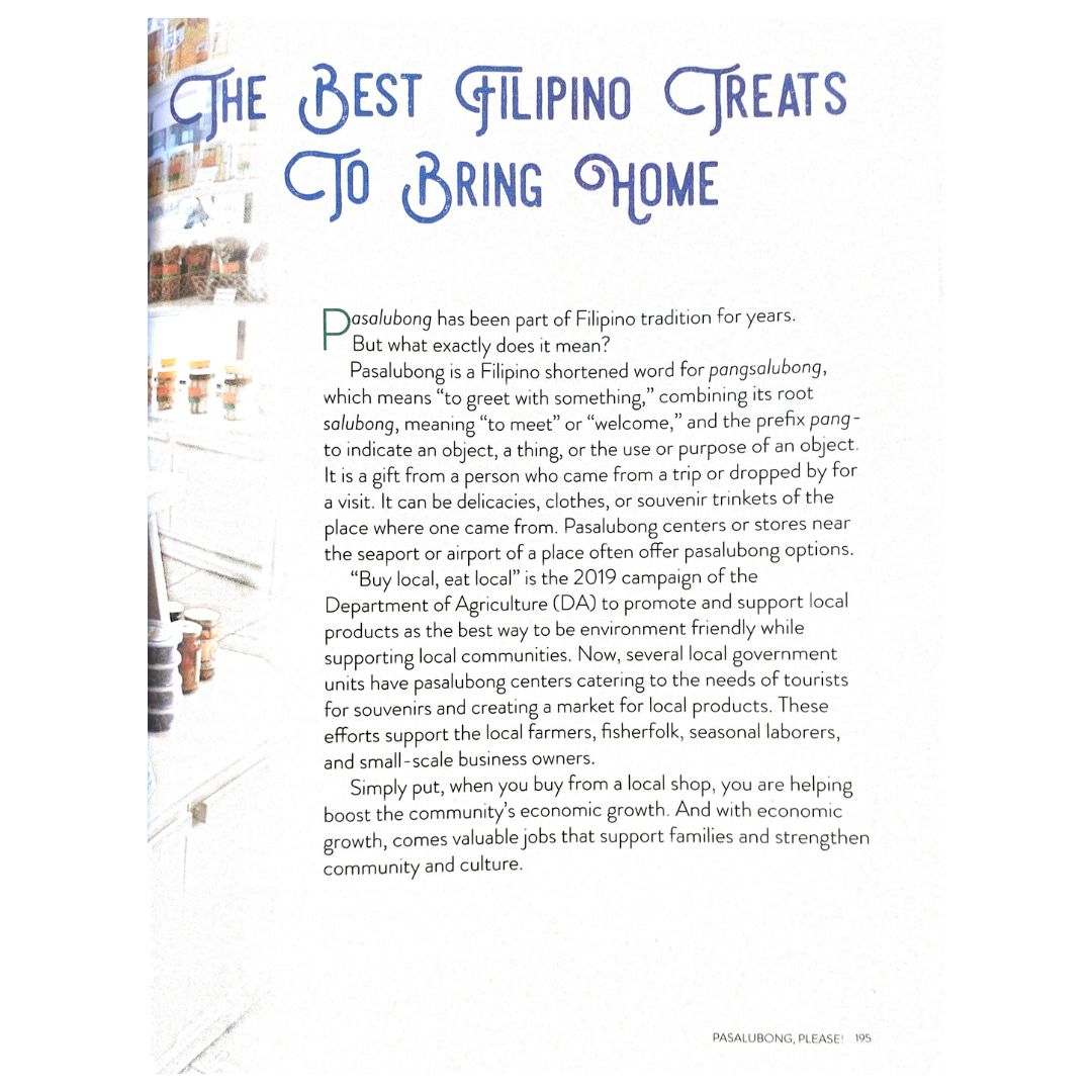 A Visual Guide to Philippine Food by Ma. Lourdes B. Aguinaldo The best filipino treats to bring home