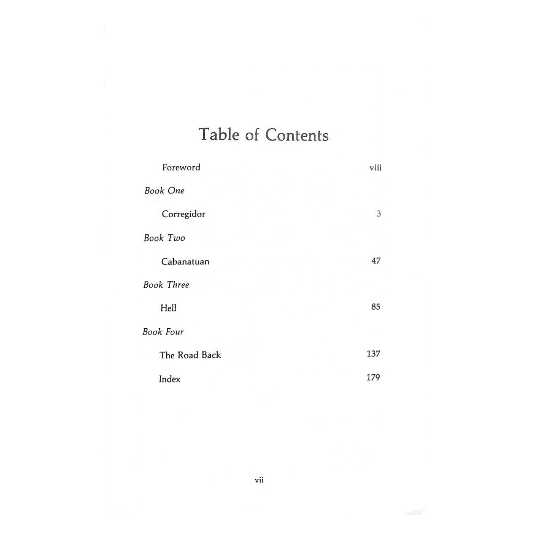 Captured on Corregidor: Diary of an American POW in World War II by John M Wright, Jr. Table of contents