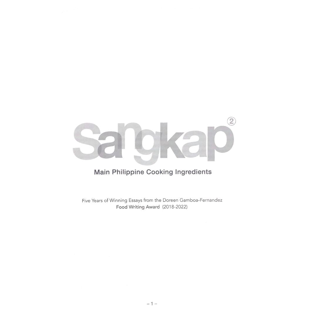 Sangkap 2: Main Philippine Cooking Ingredients by Chef Myrna Segismundo Title Page