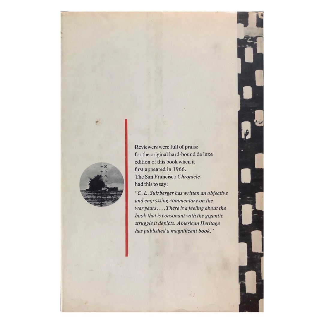 World War II by C.L. Sulzberger Back cover