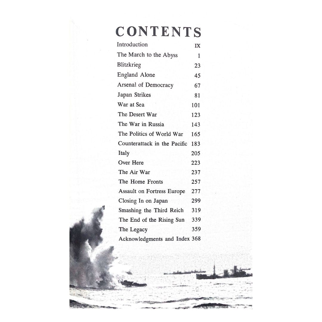 World War II by C.L. Sulzberger Table of contents