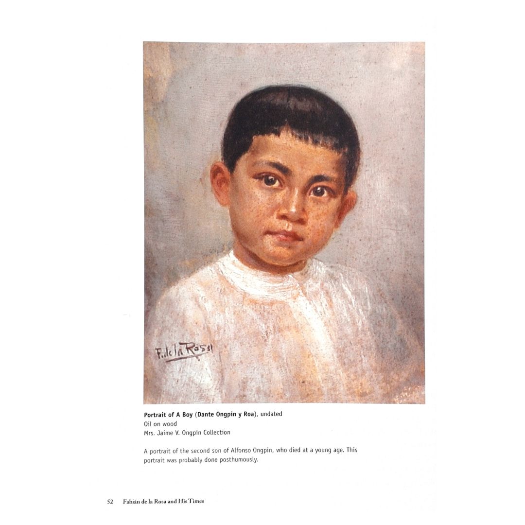 Fabian De La Rosa and His Times By Ana Maria Theresa P. Labrador (Portrait of a Boy)