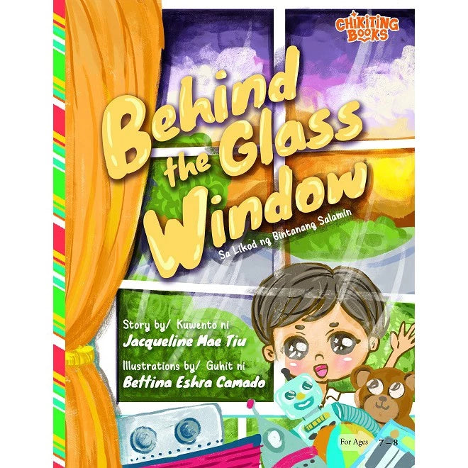 Behind the Glass Window (Sa Likod ng Bintanang Salamin) Front Cover