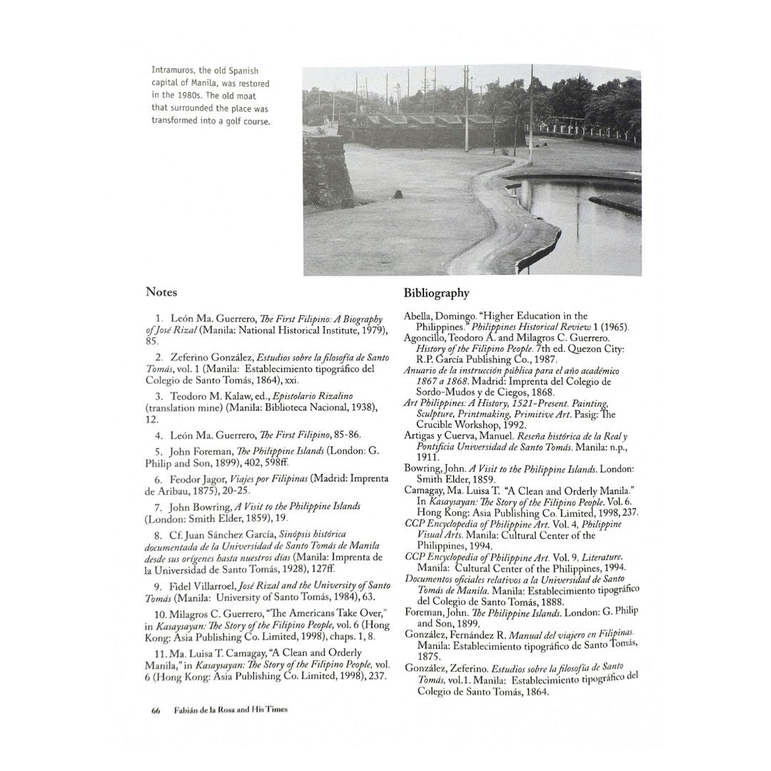 Fabian De La Rosa and His Times By Ana Maria Theresa P. Labrador (Picture of Intramuros)