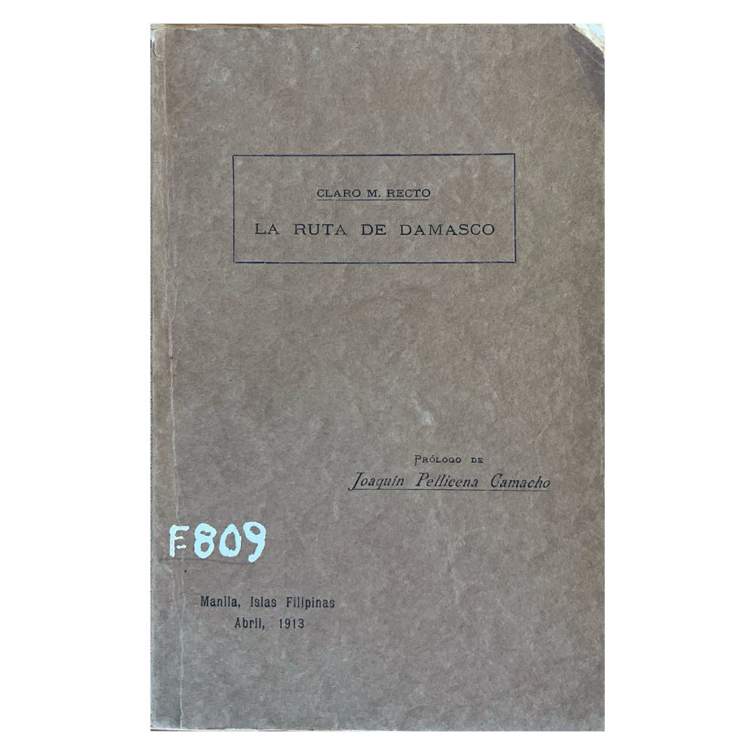 La Ruta de Demasco by Claro M. Recto Front cover
