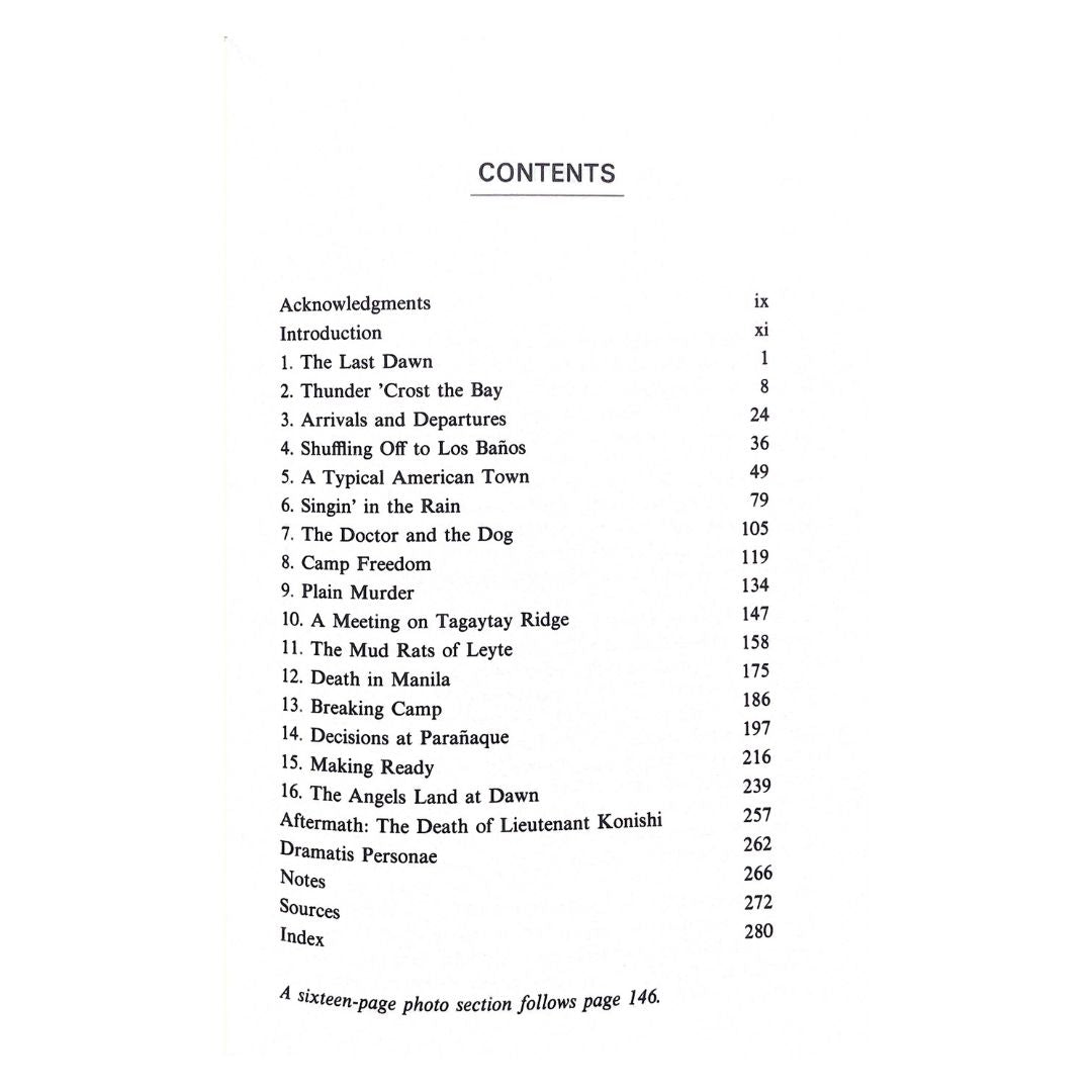 Deliverance at Los Baños by Anthony Arthur Table of contents