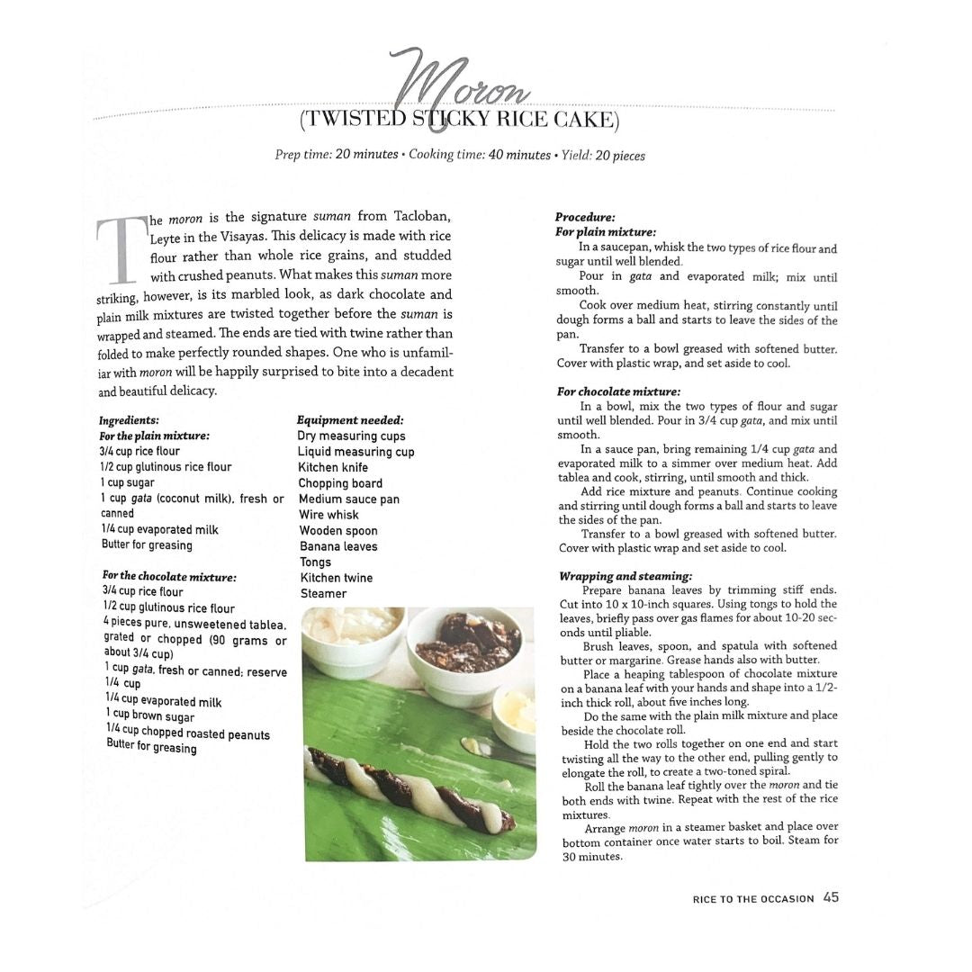 Rice to the Occasion By Chef Tatung Sarthou (Recipe of Moron)