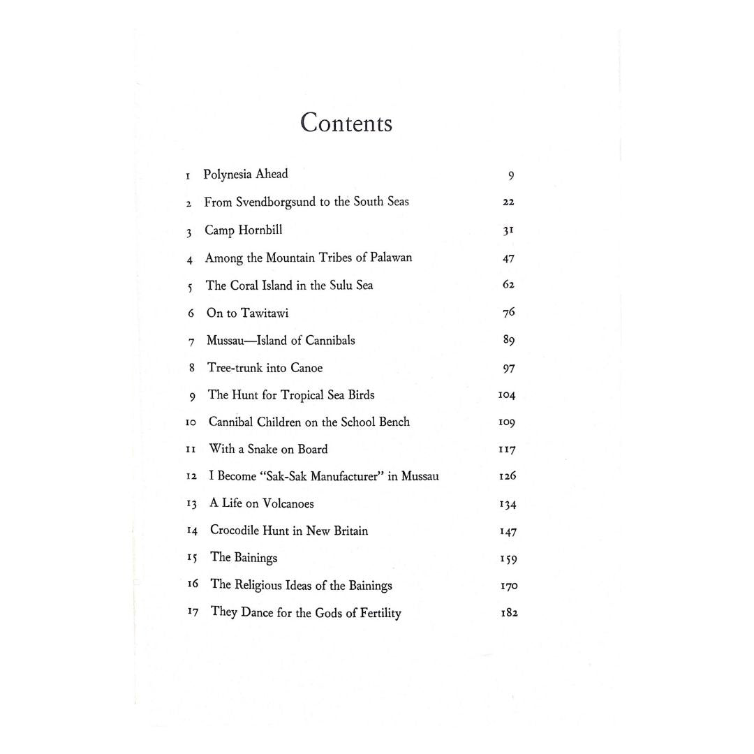 Strange Island: The Noona Dan in The South Seas by Arvid Klemensen Table of contents