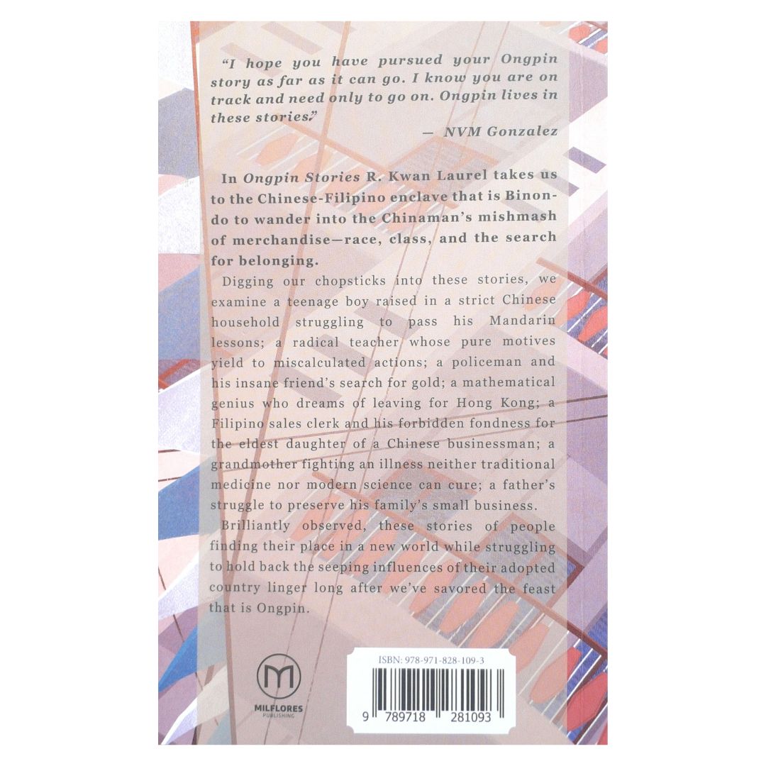 Ongpin Stories: R. Kwan Laurel (Back Cover)