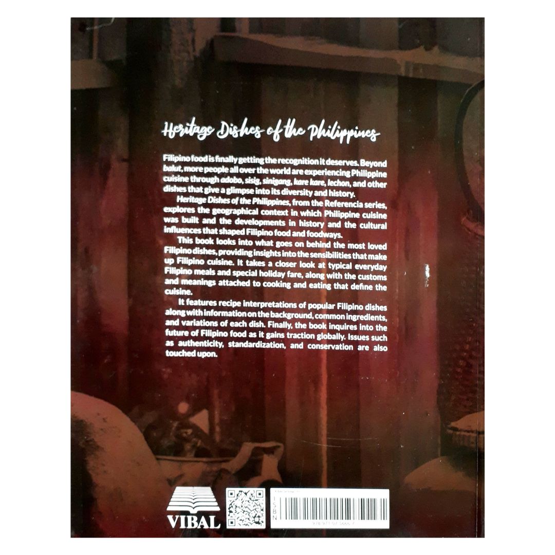 Heritage Dishes of the Philippines By Lady Camille de Guia (Back Cover)