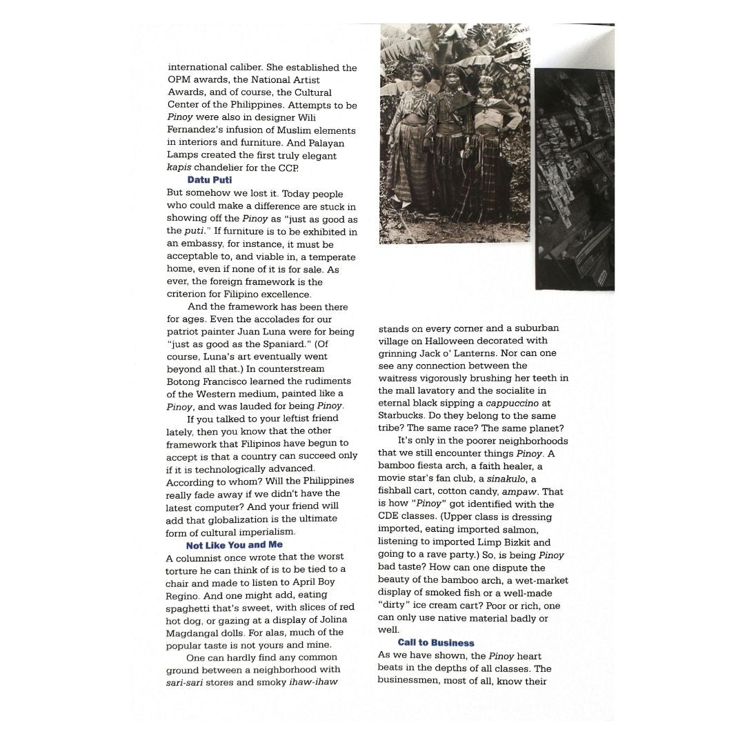 Pinoy Pop Culture By Gilda Cordero-Fernando and M.G. Chaves (Image of Lady's standing beside banana Trees)