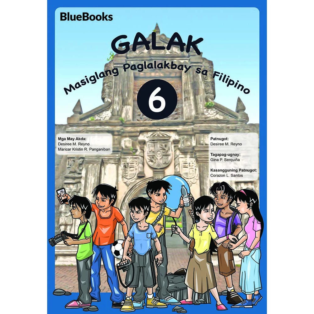 Galak 6: Masiglang Paglalakbay sa Filipino Front Cover
