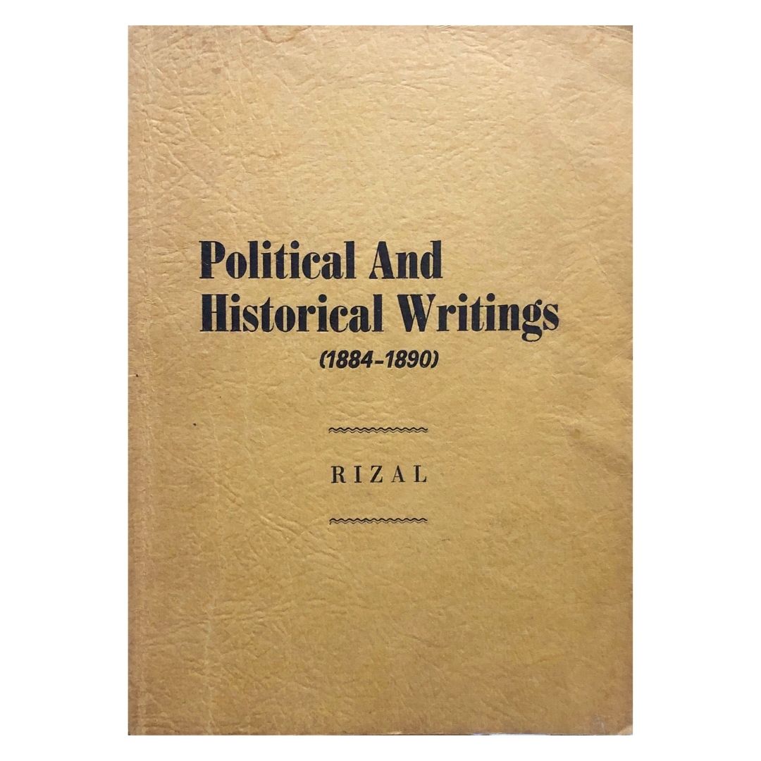 Political and Historical Writings (1884-1890) by Jose Rizal Front cover
