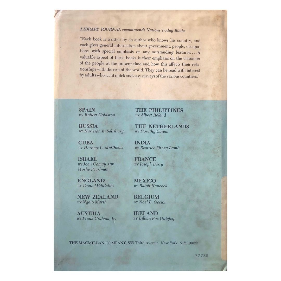 The Philippines by Albert Roland Back cover