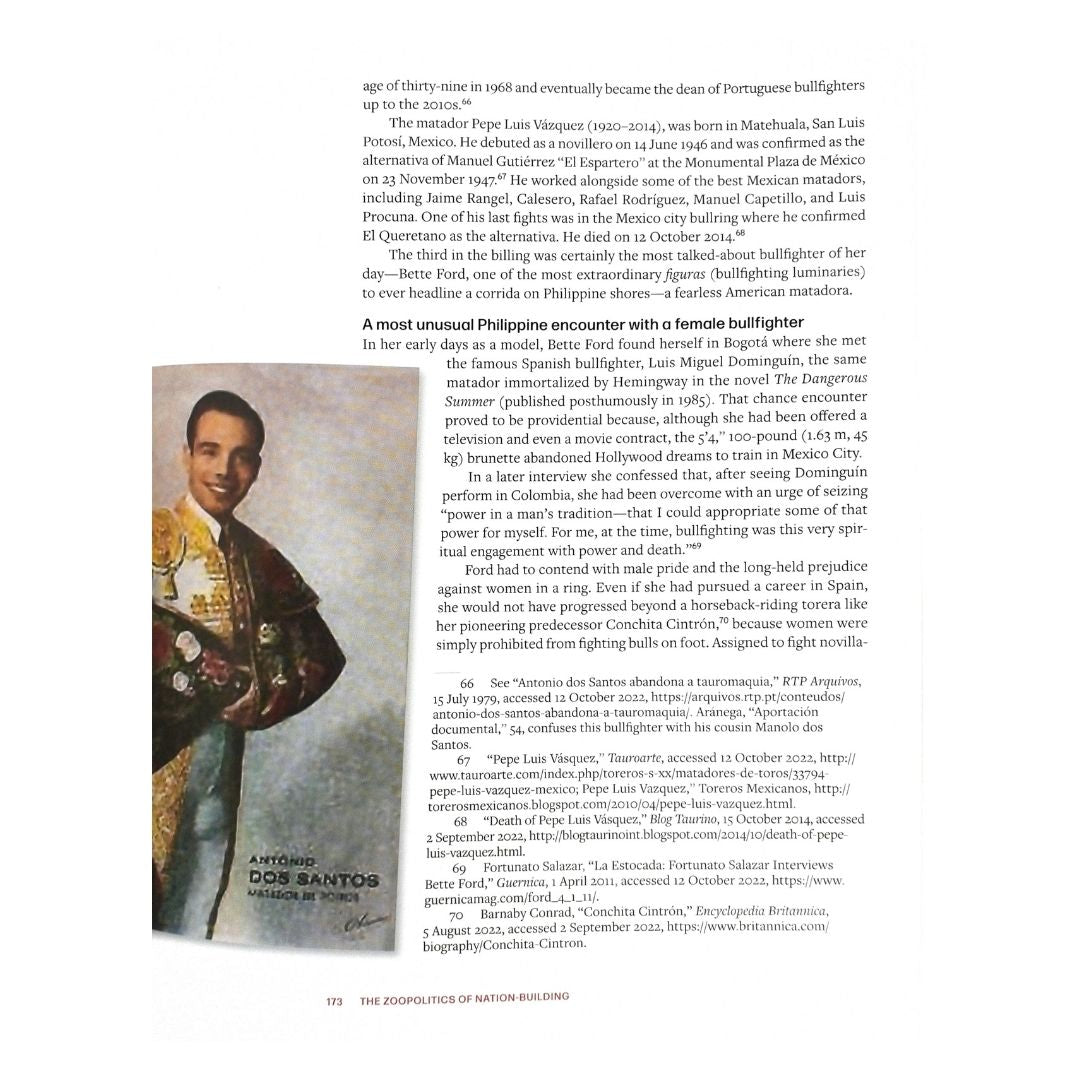 Bullfighting in the Philippine 1602-2022 By Gaspar A. Vibal (Picture of Matador)