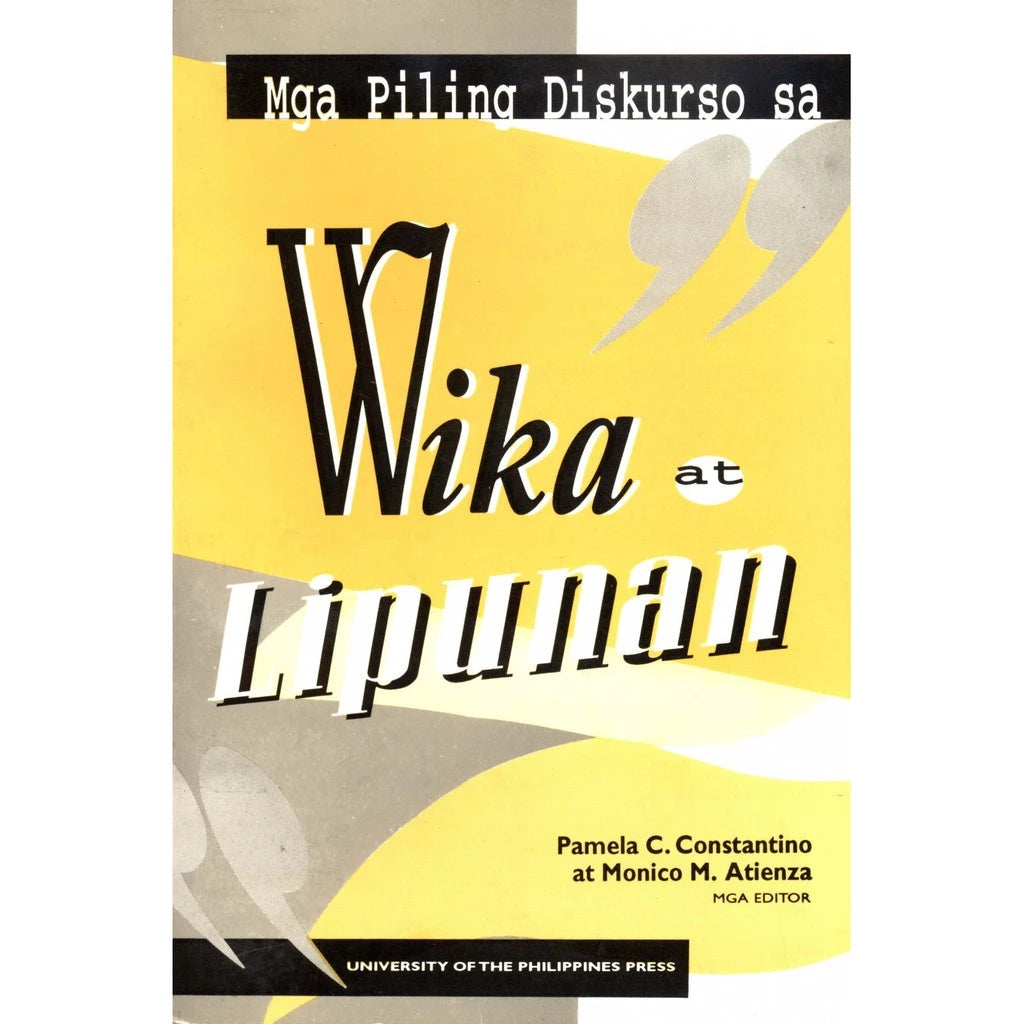 Mga Piling Diskurso sa Wika at Lipunan Front Cover