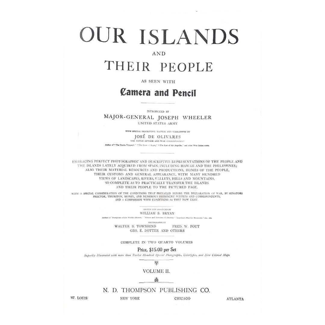 Our Islands and their People Volumes 2 by William S. Bryan Title page