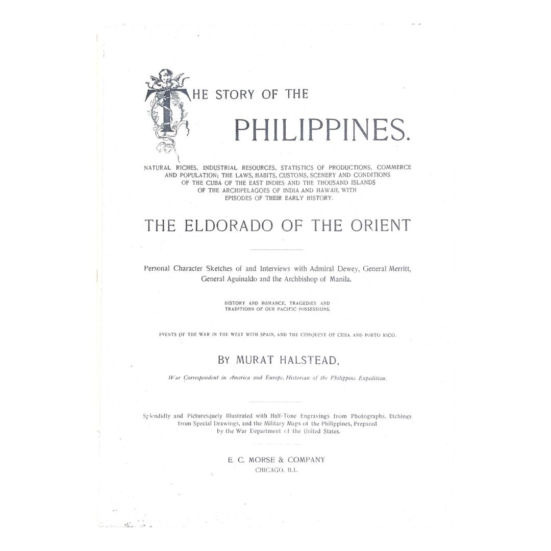The Story of the Philippines and Our New Possession by Murat Halstead Title page
