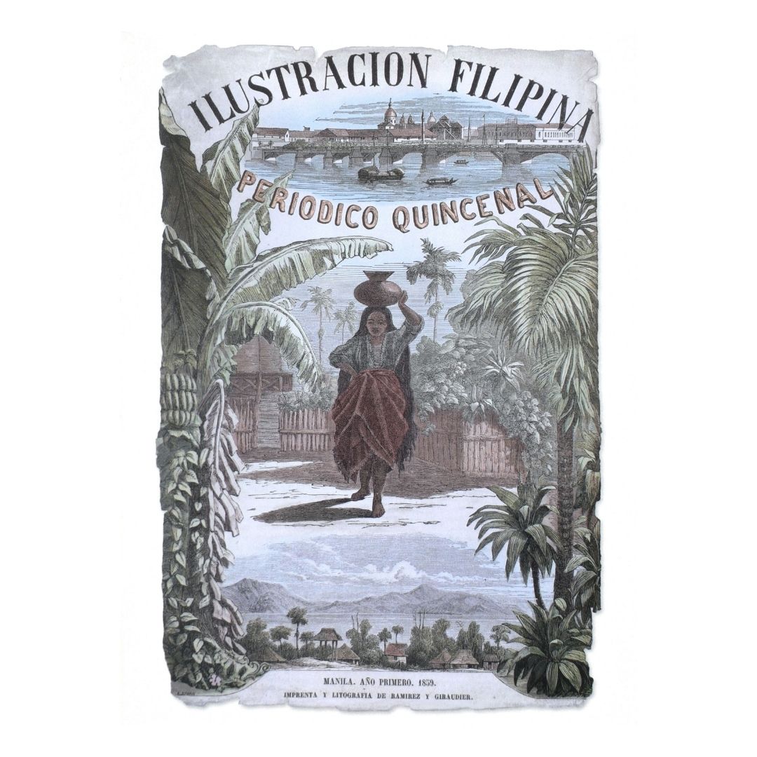 El Periodismo Filipino 1811-1910 the First Century of Philippine Journalism (Image of a Lady)