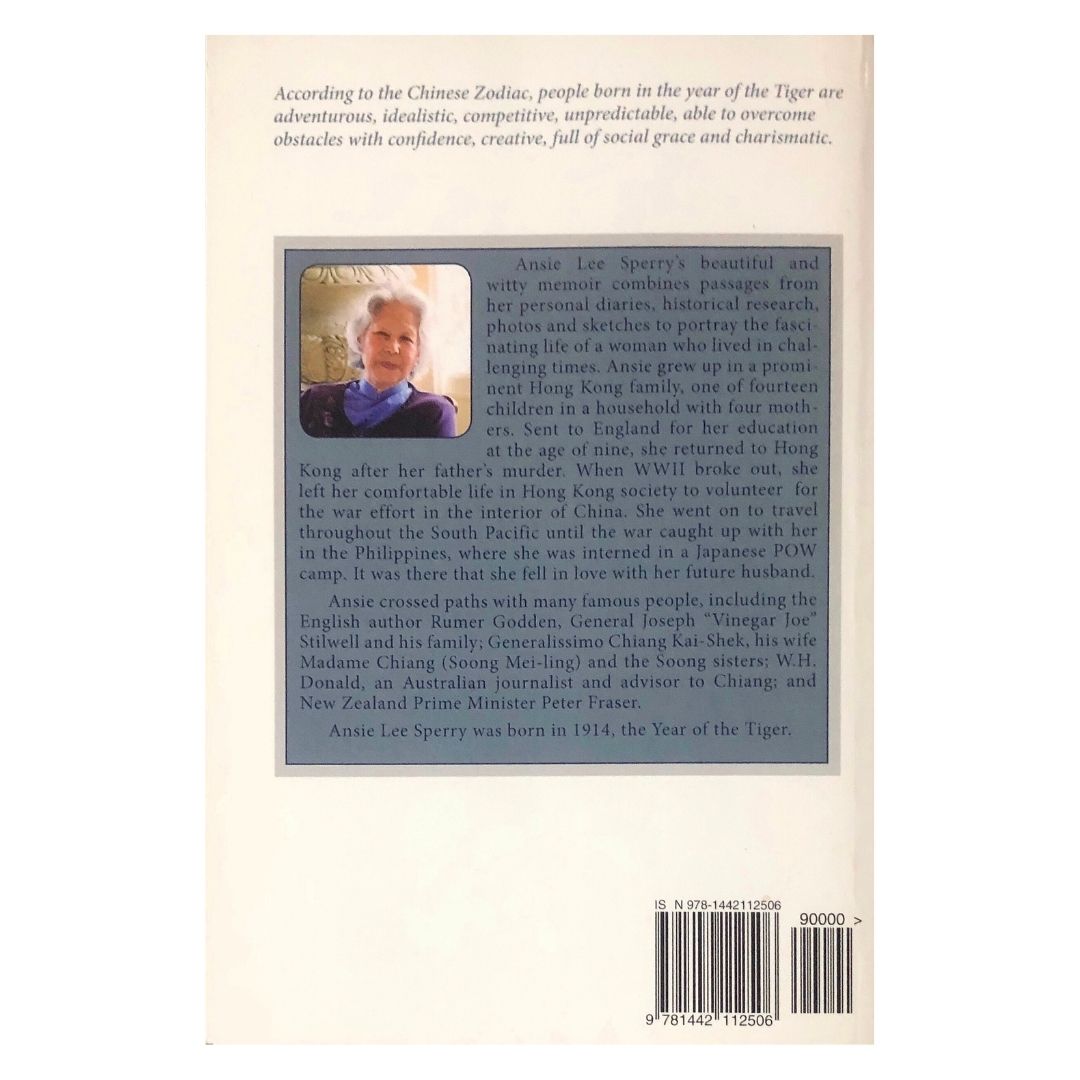 Running with the Tiger by Ansie Lee Sperry Back cover