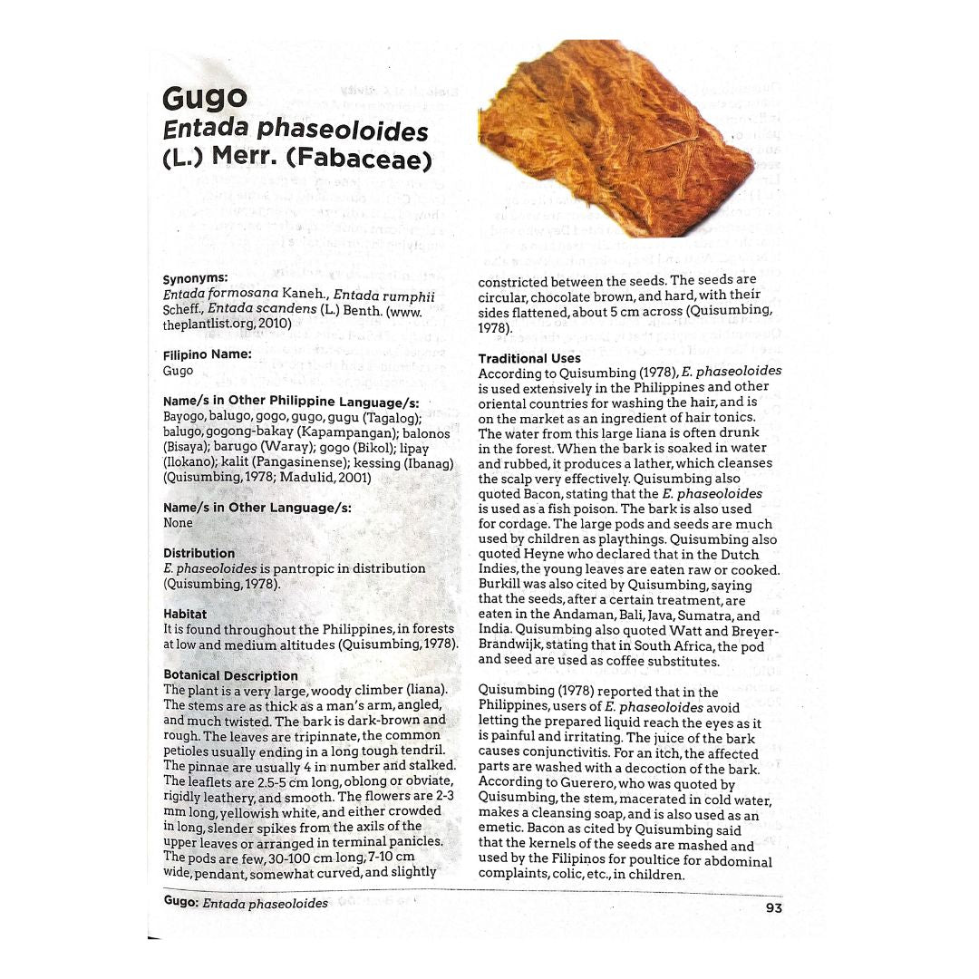 The Best 100 Philippine Medicinal Plants (Gugo)