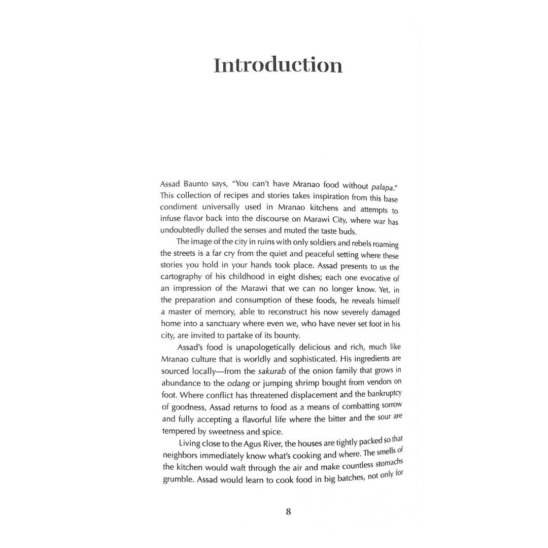 Manga Tutul A Palapa: Recipes and Memories From Ranao (Introduction)