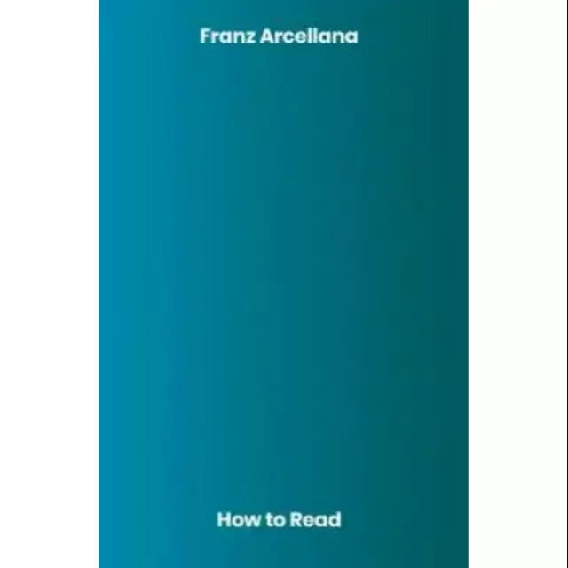 How to Read: Little Blue Book No. 1 Front Cover