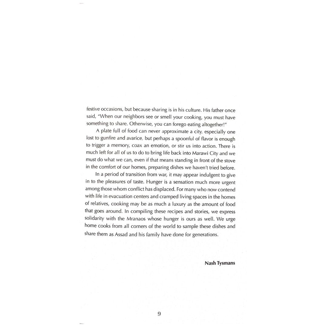 Manga Tutul A Palapa: Recipes and Memories From Ranao (First Page)