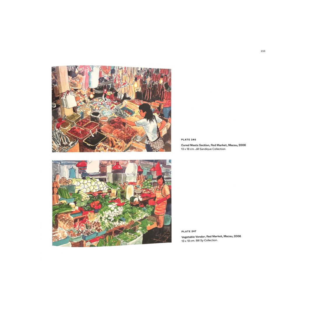 A Watercolor Journey (Painting of a Market)