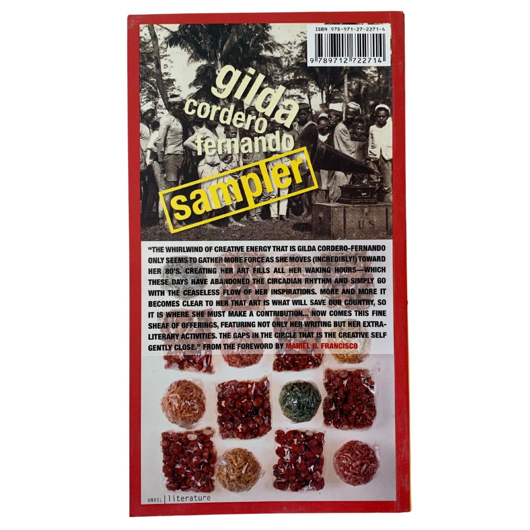 Gilda Cordero-Fernando Sampler (Back Cover)