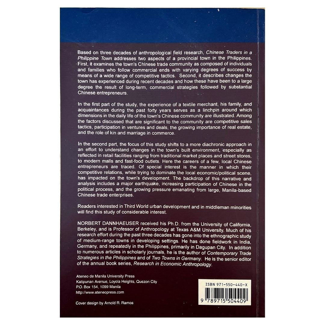 Chinese Traders in a Philippine Town (Back Cover)