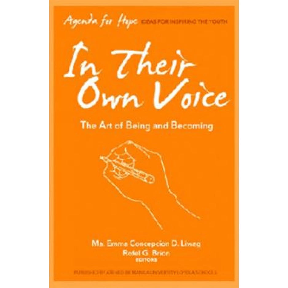 Agenda for Hope: In Their Own Voice: The Art of Being and Becoming Front Cover