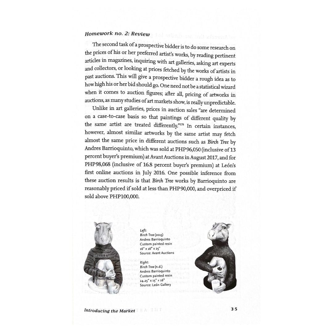 The Art of Collecting A Guide to the Philippine Market By Joseph Sedfrey S. Santiago (Image of an Animals)