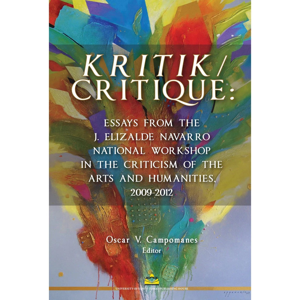 Kritik/Critique, Edited by Oscar V. Campomanes Front Cover