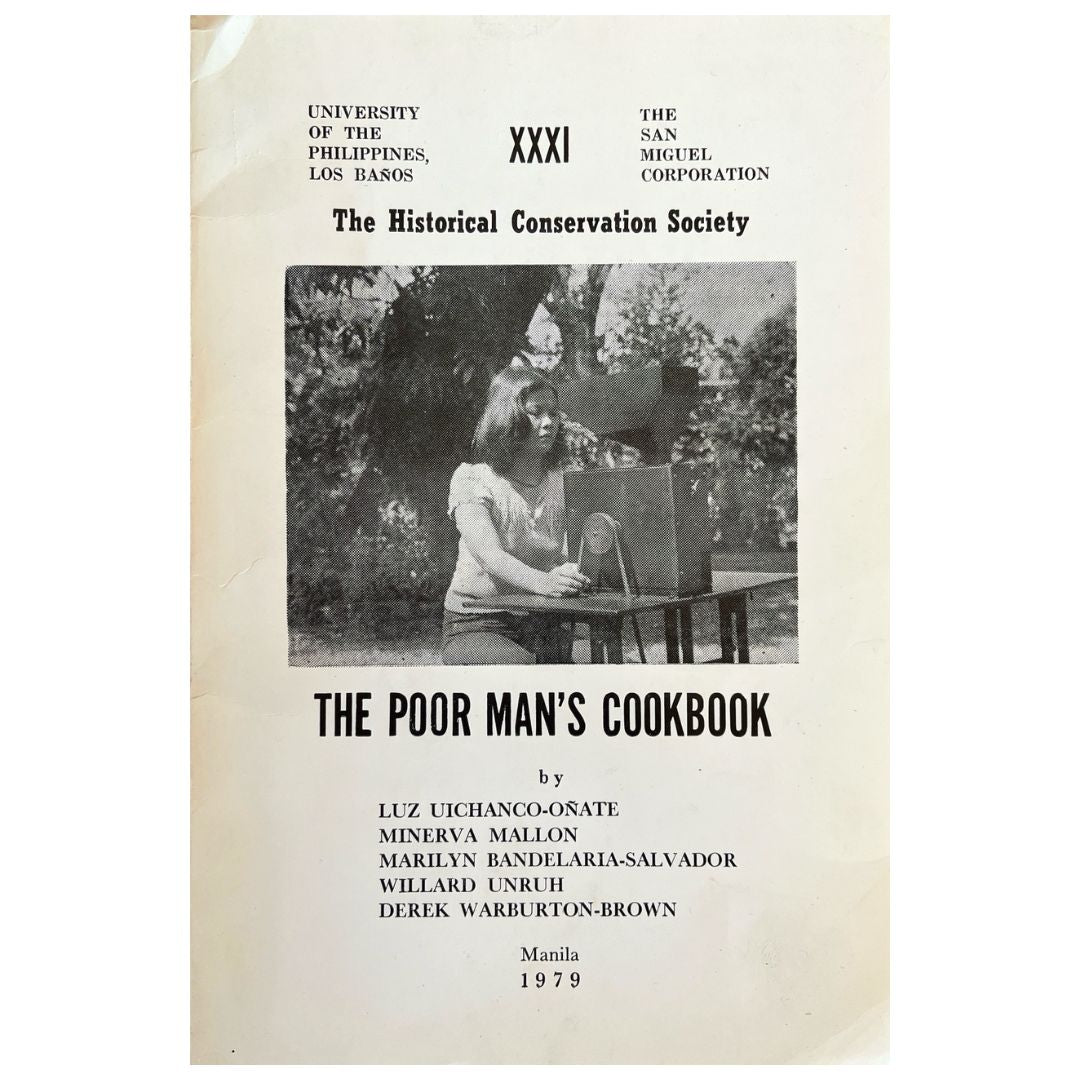 The Poor Man's Cookbook : The Historical Conservation Society by Luz Uichanco-Oñate (Front Cover)