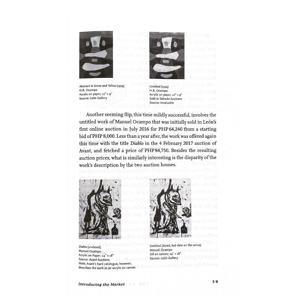 The Art of Collecting A Guide to the Philippine Market By Joseph Sedfrey S. Santiago (Painting of H.R Ocampo)