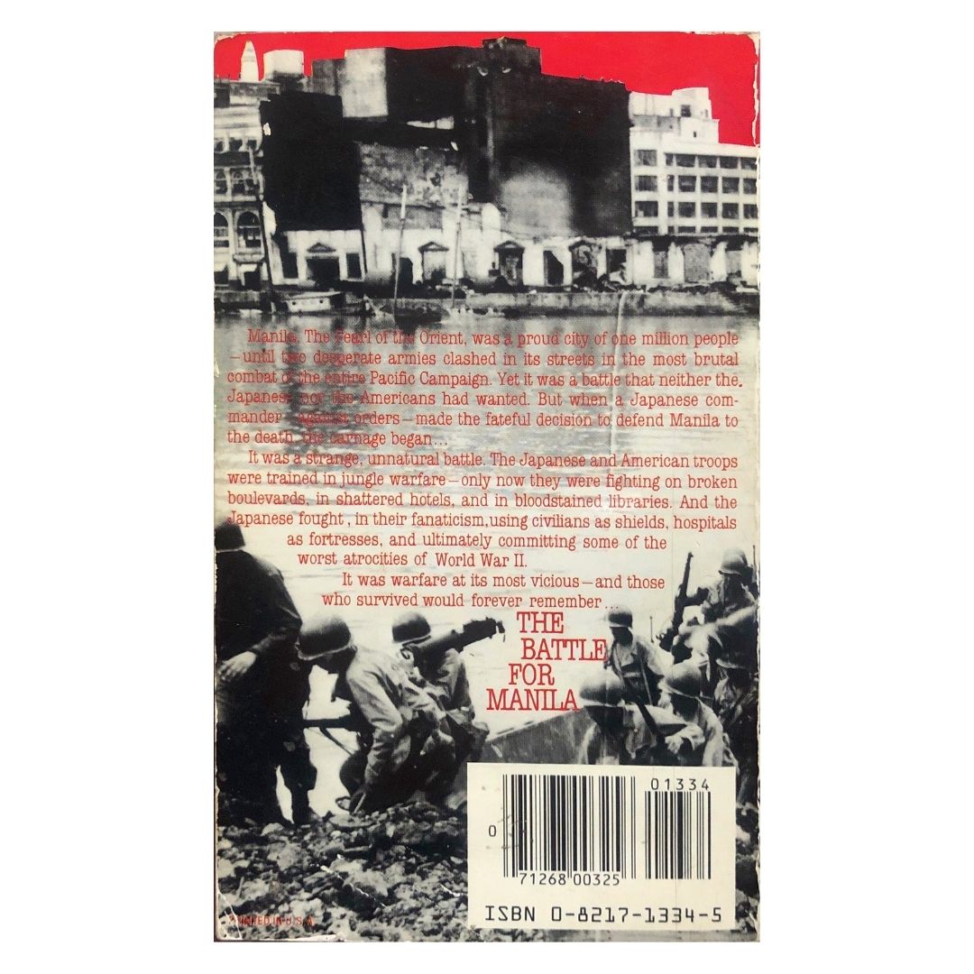 The Battle for Manila by Lawrence Cortesi Back cover