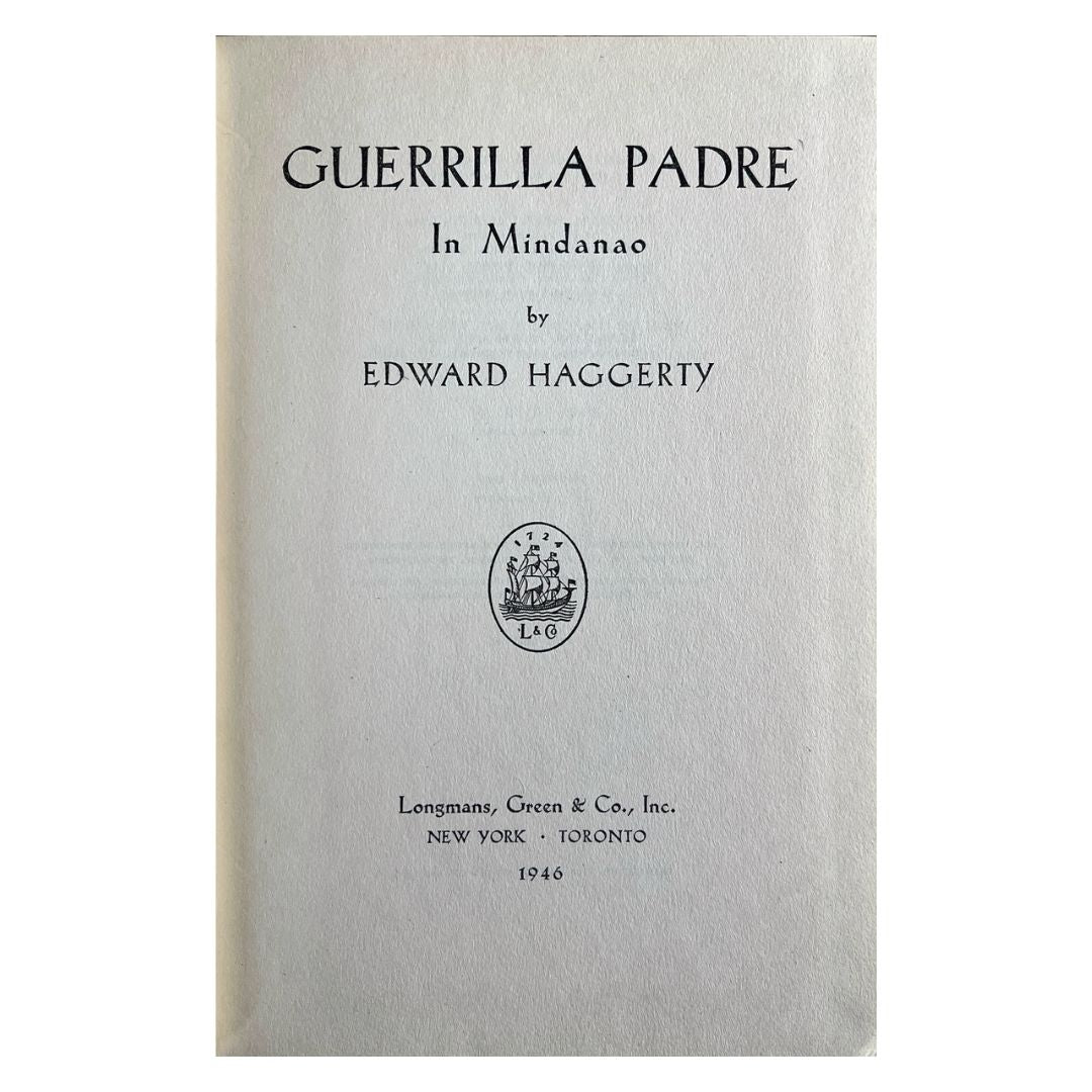 Guerrilla Padre: In Mindanao by Edward Haggerty Title page