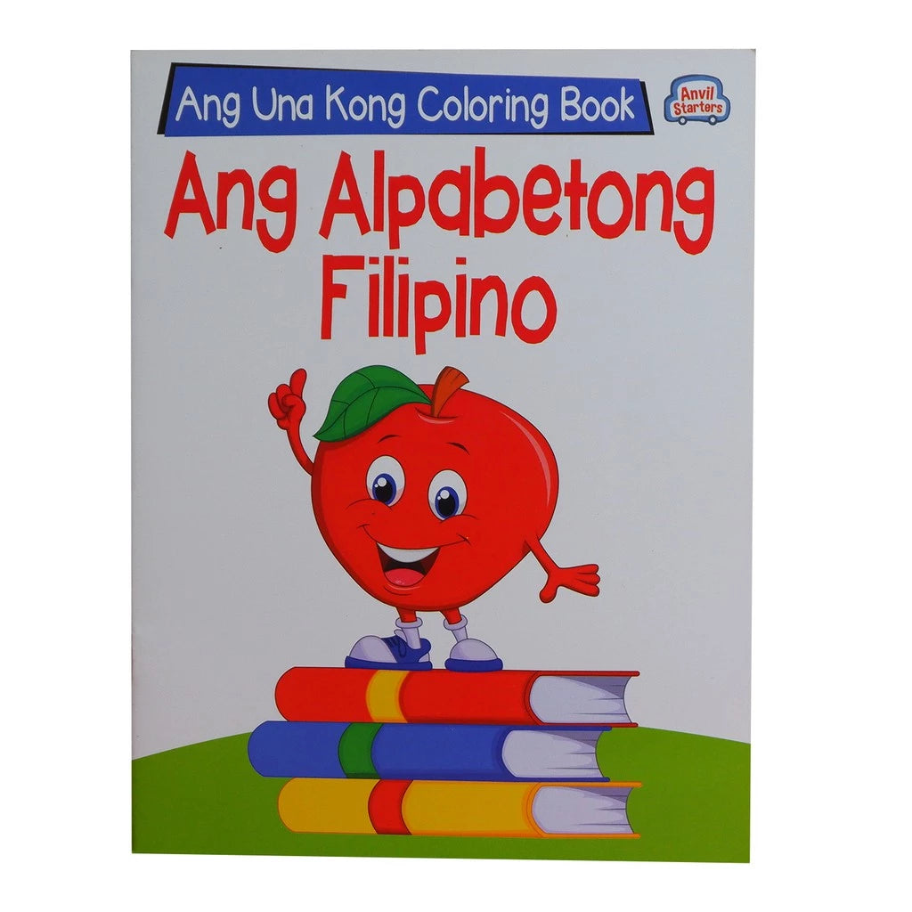 Ang Una Kong Coloring Book - Ang Alpabetong Filipino Front Cover
