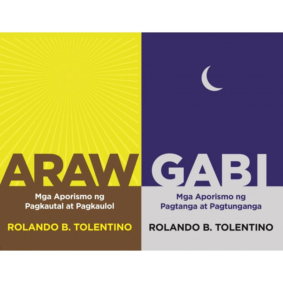 Araw Mga Aporismo ng Pagkautal at Pagkaulol/Gabi Mga Aporismo ng Pagkautal at Pagkaulol Front Cover