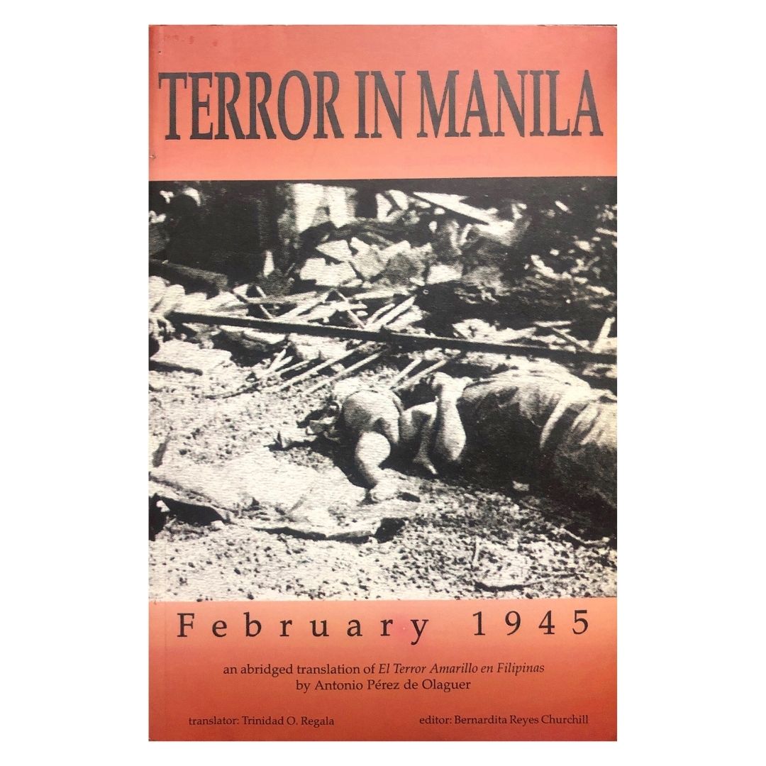Terror in Manila February 1945 by Antonio Perez de Olaguer Front cover