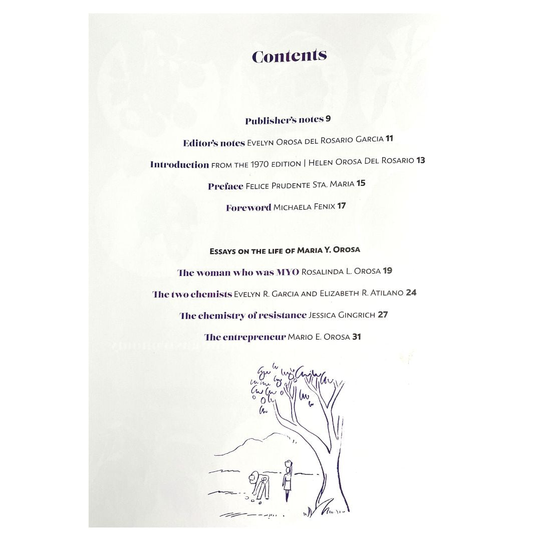 Appetite for Freedom: The Recipes of Maria Y. Orosa with Essays on Her Life and Work Table of Contents