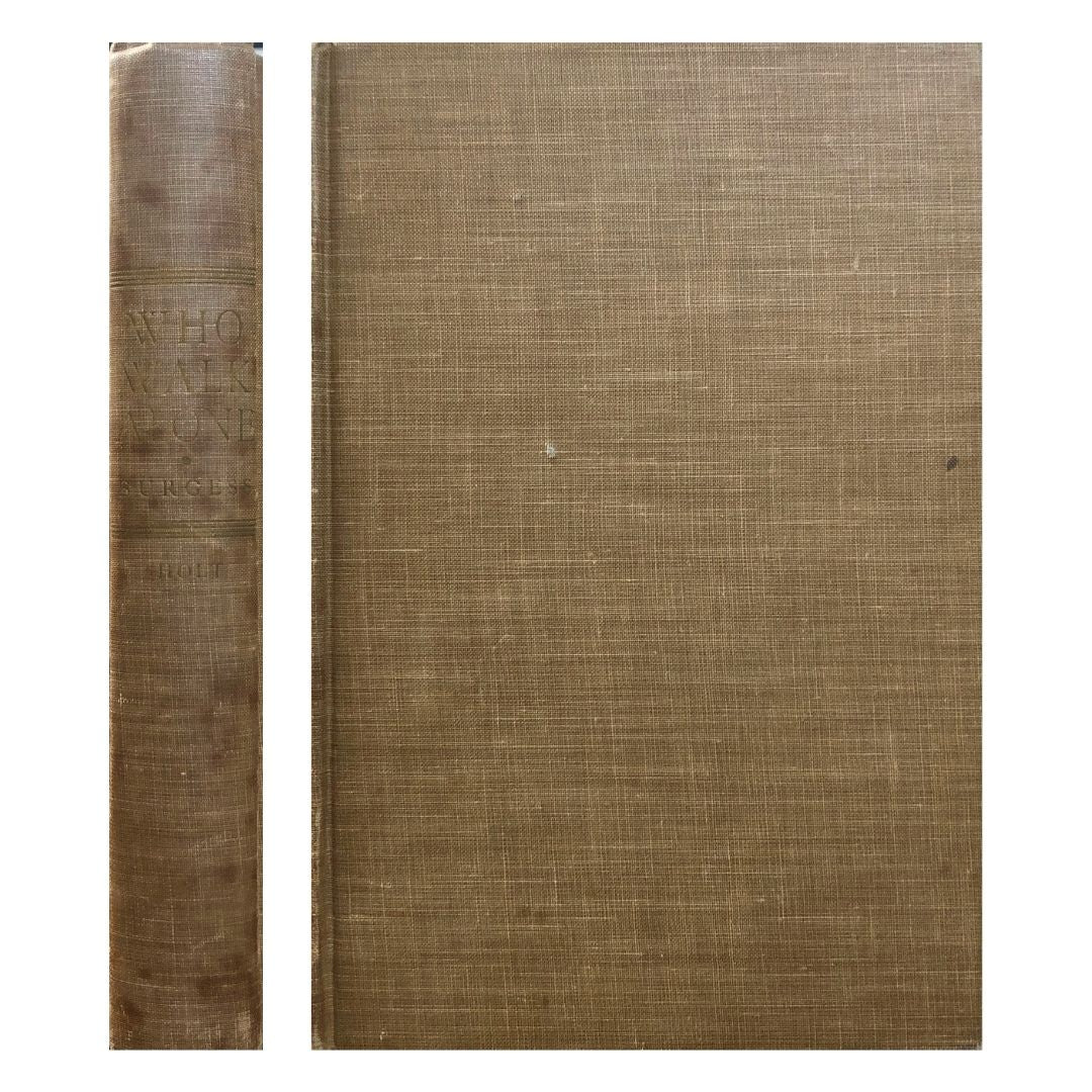 Who Walk Alone by Perry Burgess Front and spine cover