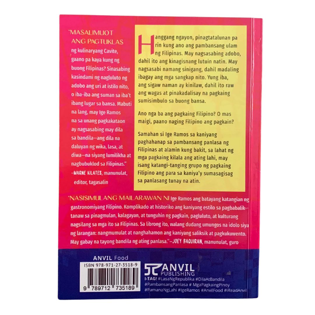 Lasa ng Republika: Dila at Bandila (Back Cover)